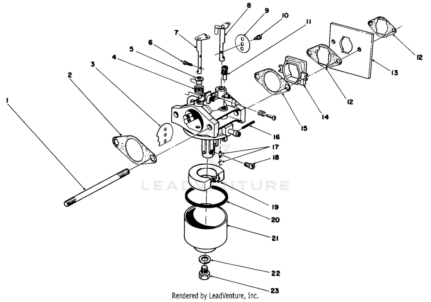 Carburetor Assembly (model No. 47pg6)