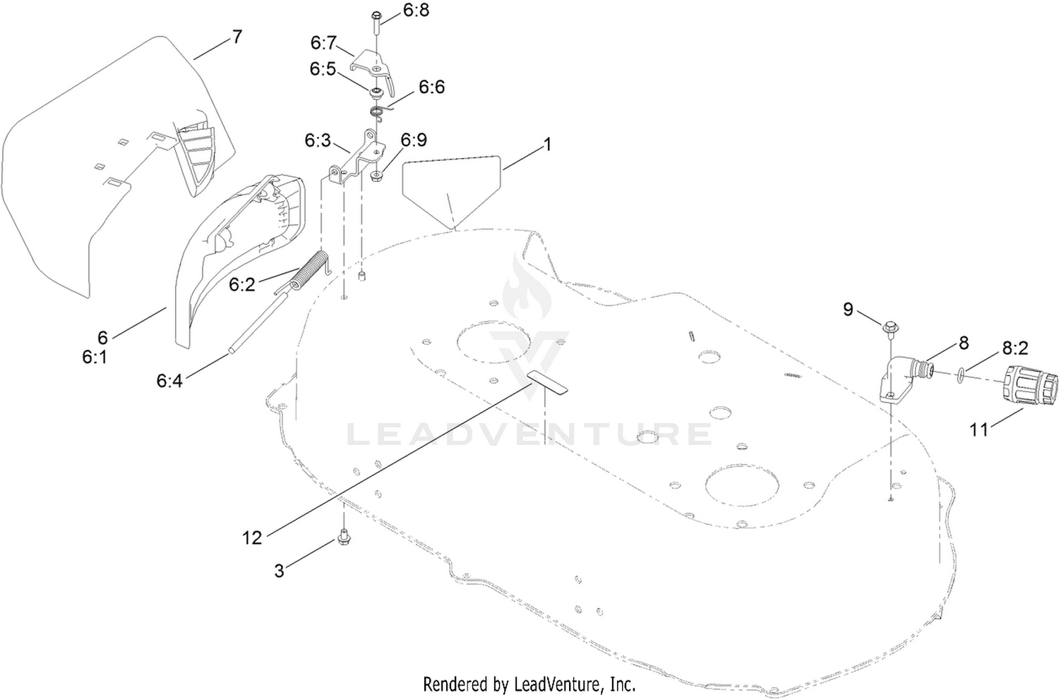 Side Discharge Chute Assembly