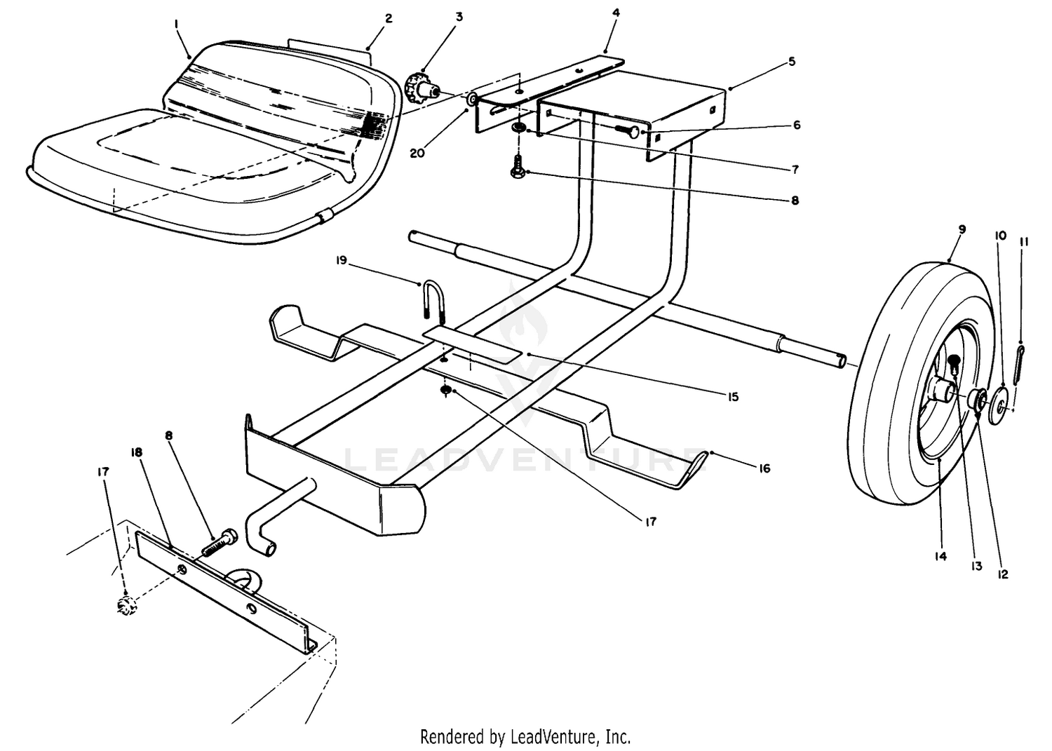 Sulky Kit Model No 30122 (optional)