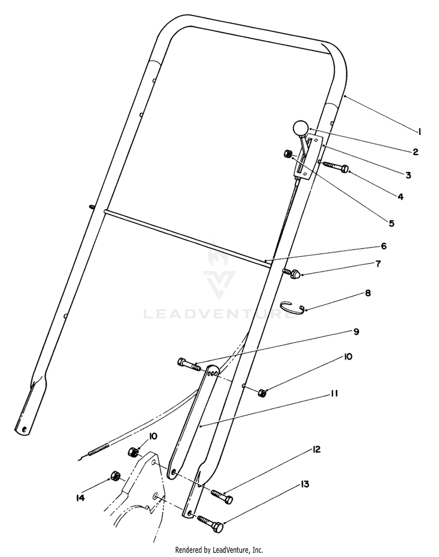 HANDLE ASSEMBLY (Model 22030)