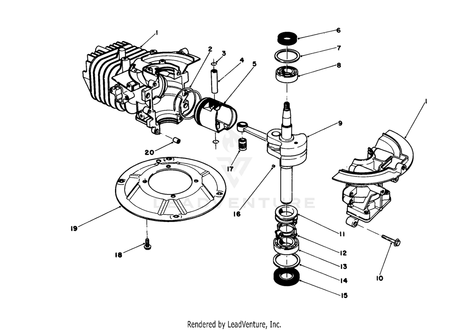 Crankshaft Assembly (model No. 47ph7)