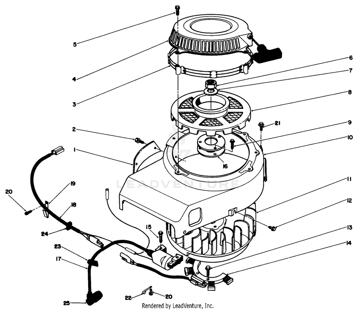 Recoil  Flywheel Assembly