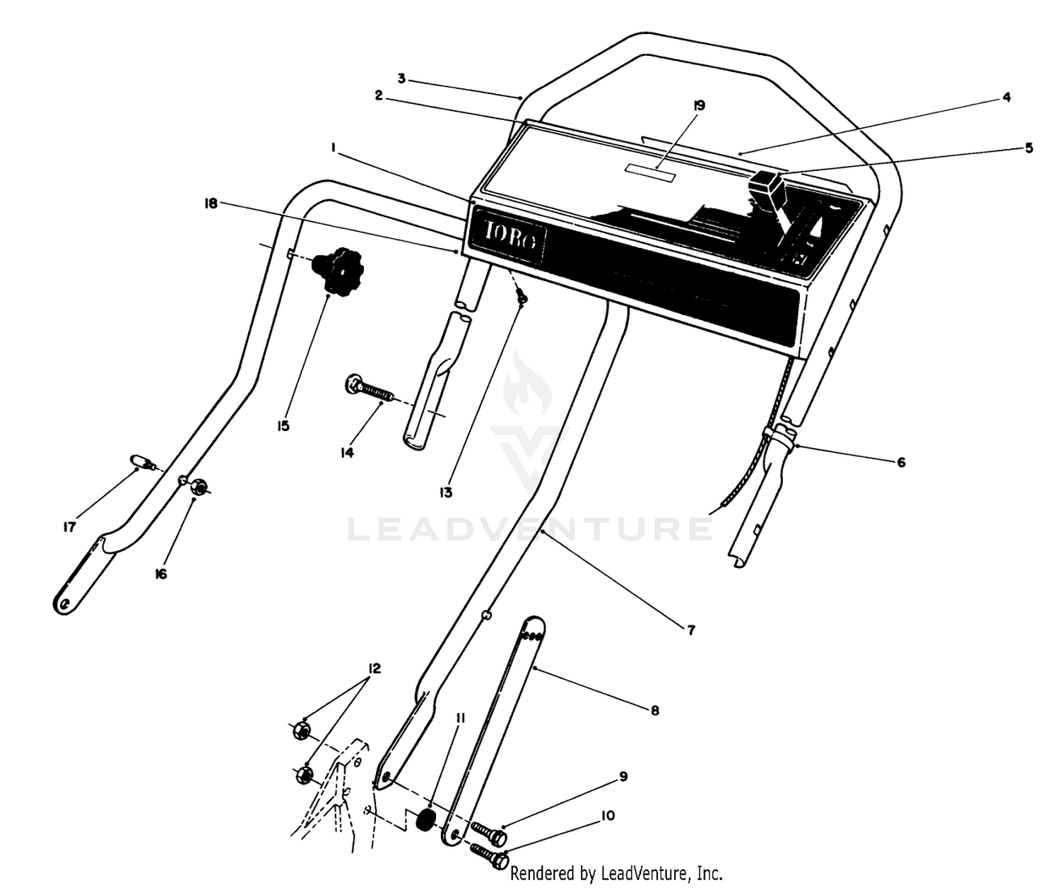 Control Panel Handle Assembly