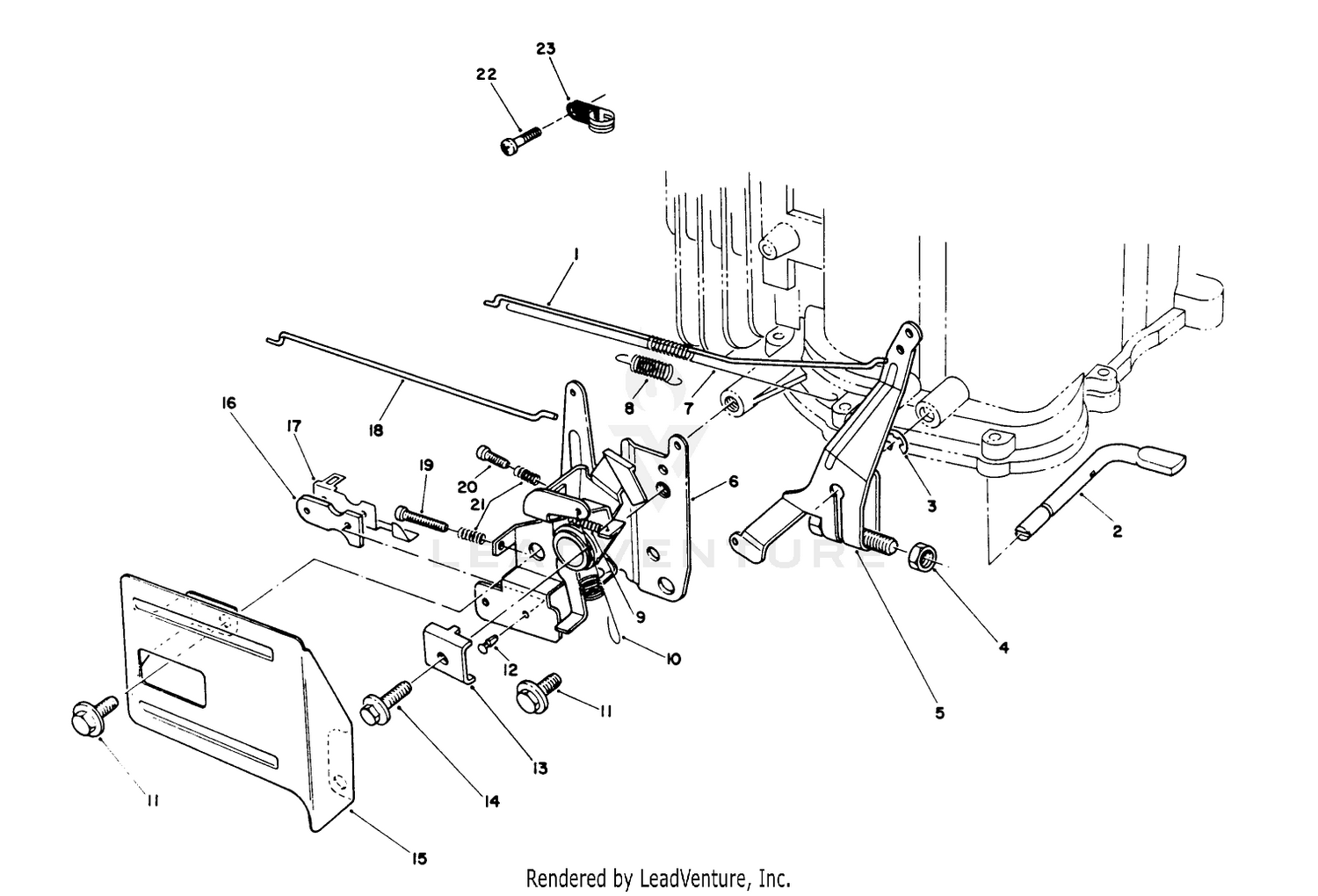 Governor Assembly (engine Model No. Vml0-2)
