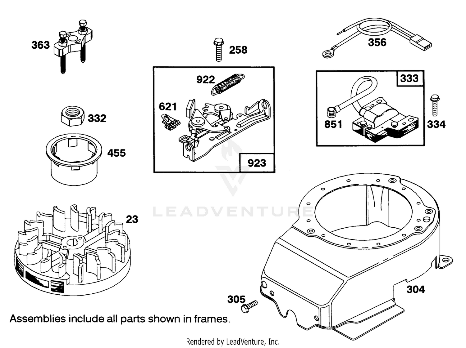 Engine Briggs  Stratton Model 122702-3171-01 6