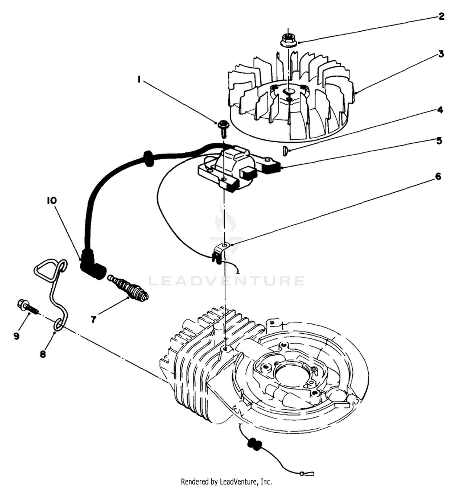 Engine Assembly Model No. 47ph7 2