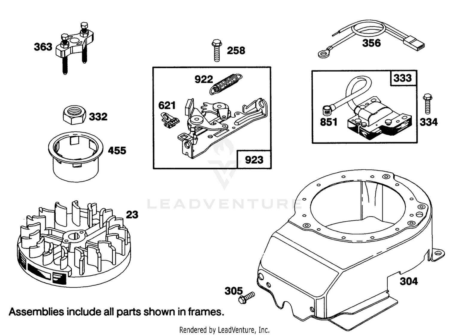 Engine Briggs  Stratton Model 124702-3115-01 6