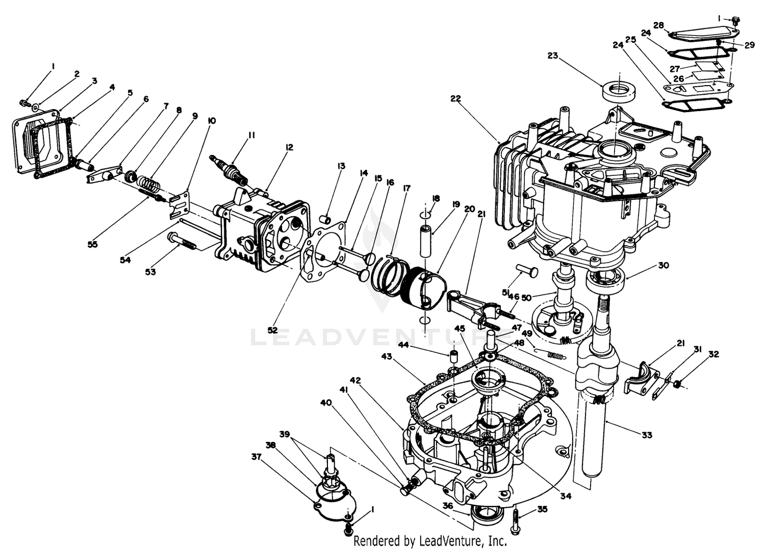 Engine Assembly Model No. Vmh-7 (continued)