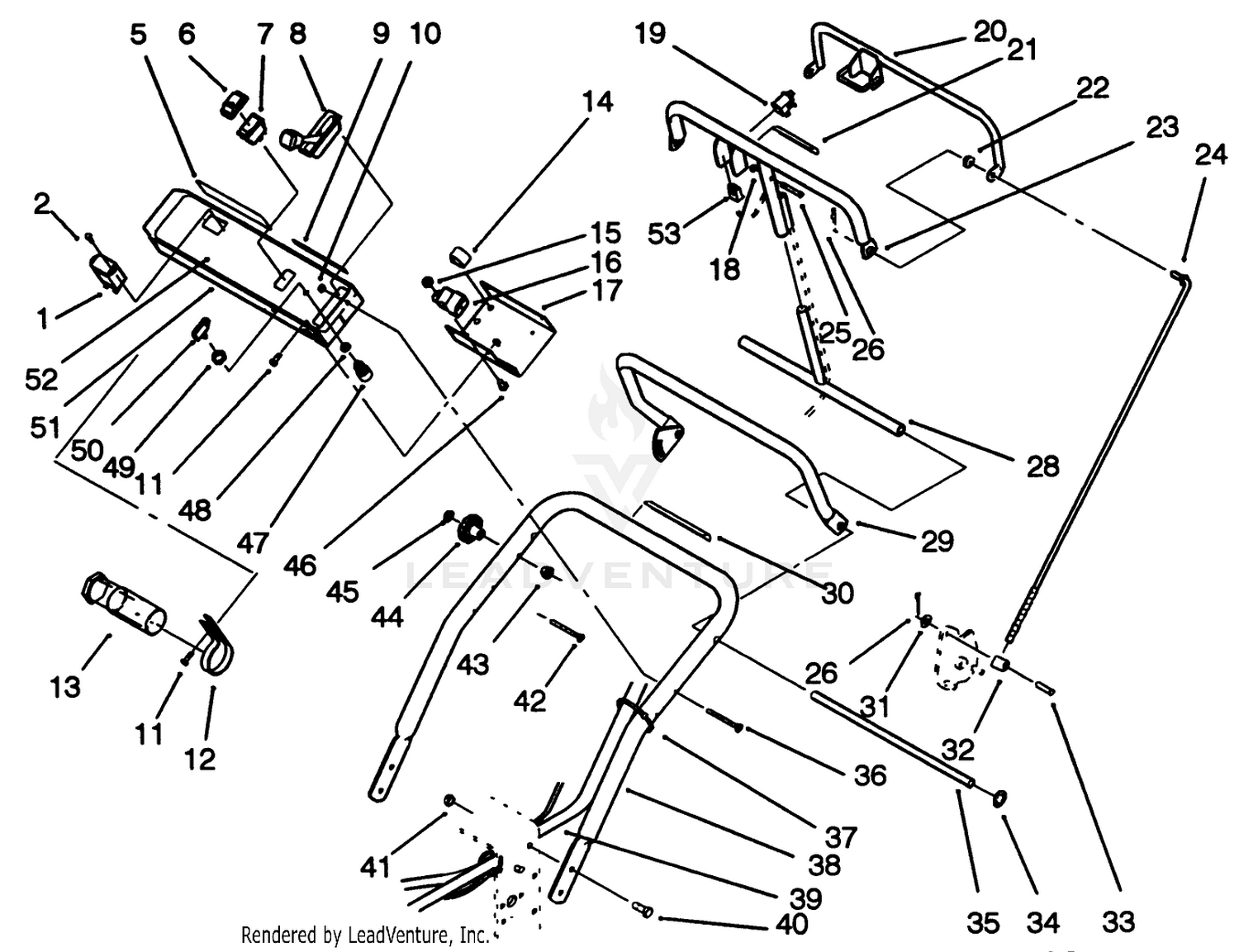 Handle/control Panel Assembly