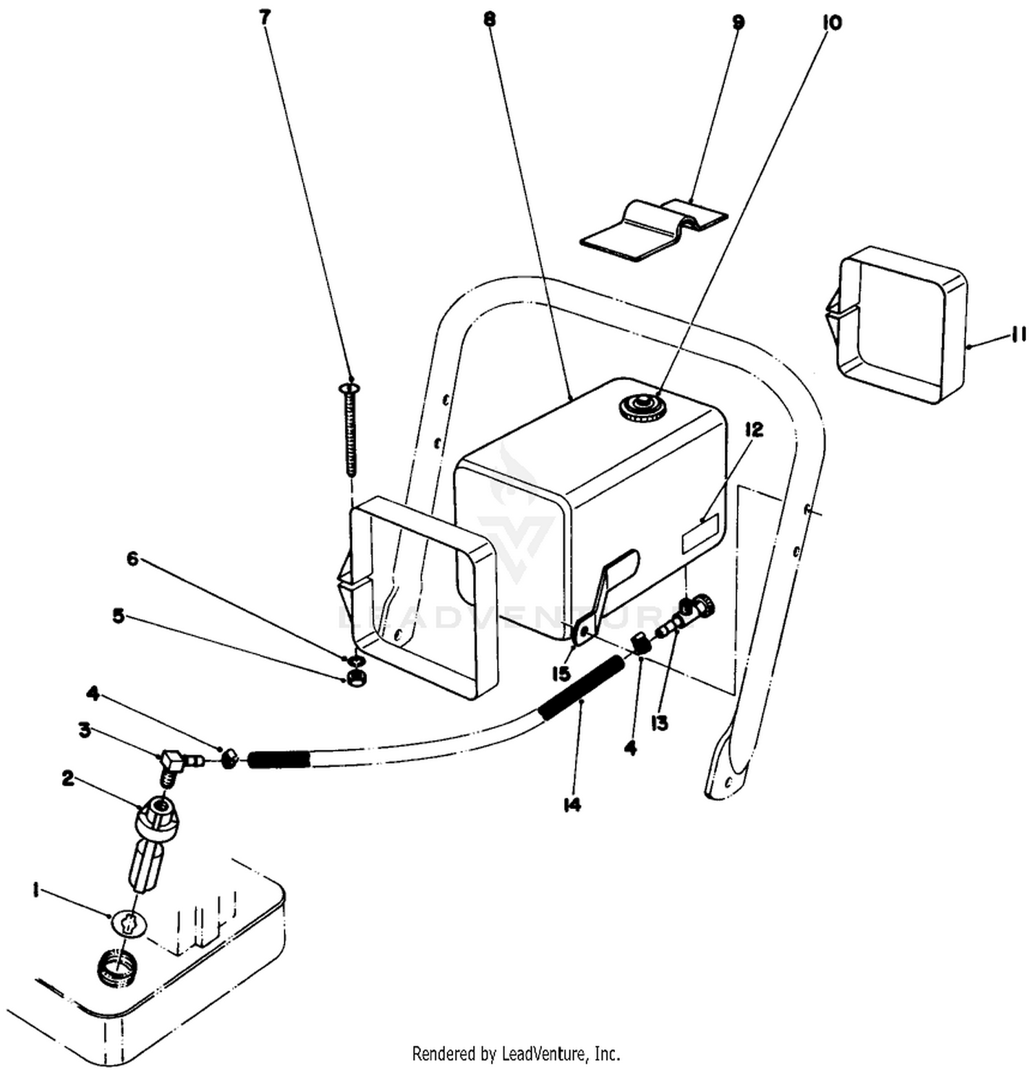 Remote Fuel Tank Kit No. 39-6880 (optional)