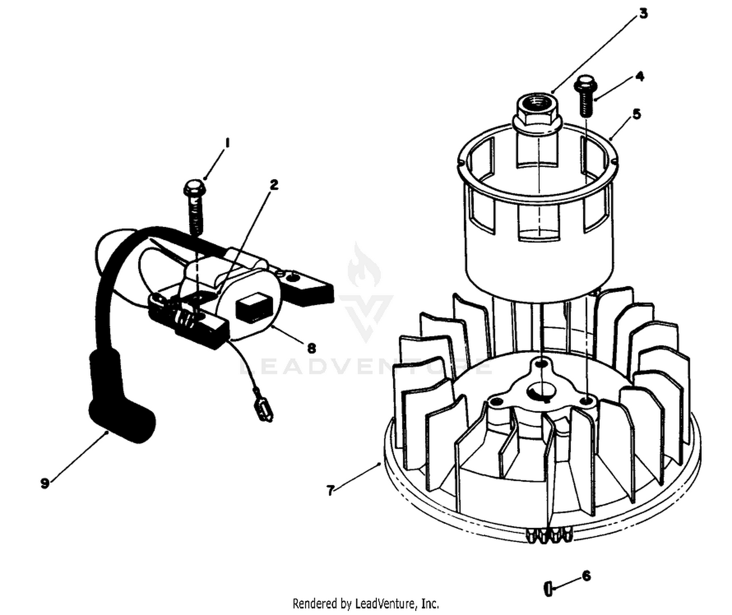 Engine Assembly Model No. Vmh-7 (continued) 3