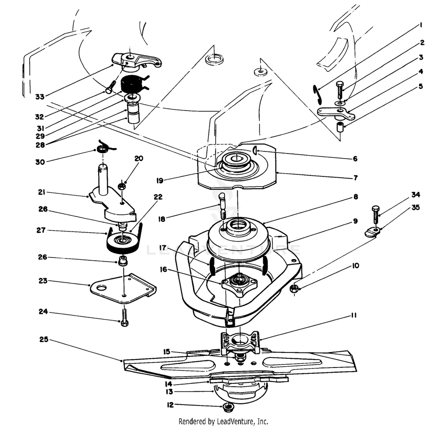 Blade Brake Clutch Assembly