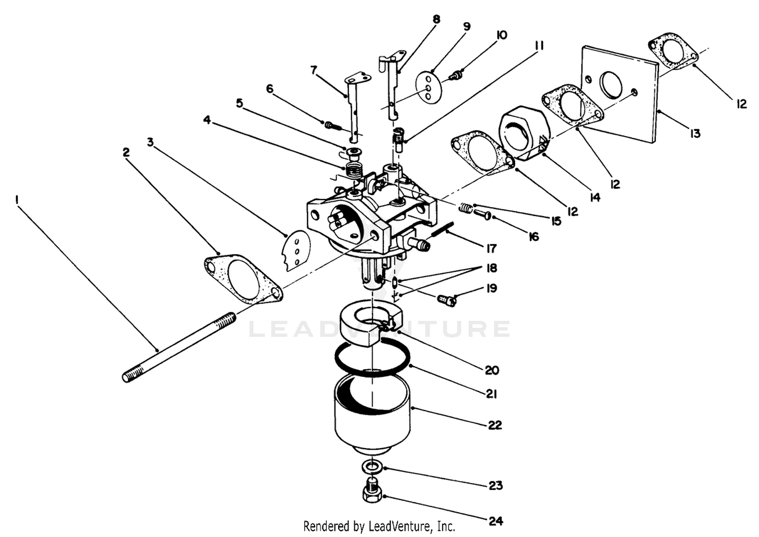 Carburetor Assembly (model No. 47pm1-3)