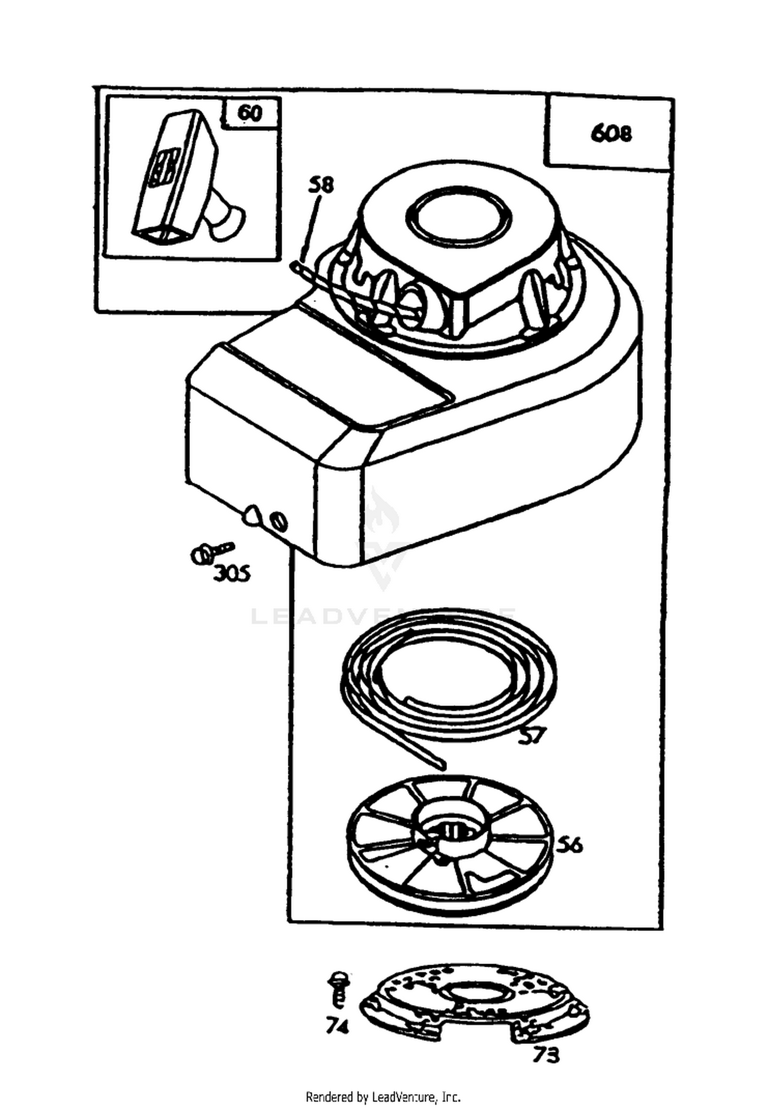 Engine Briggs  Stratton Model 95902-3148-01 3