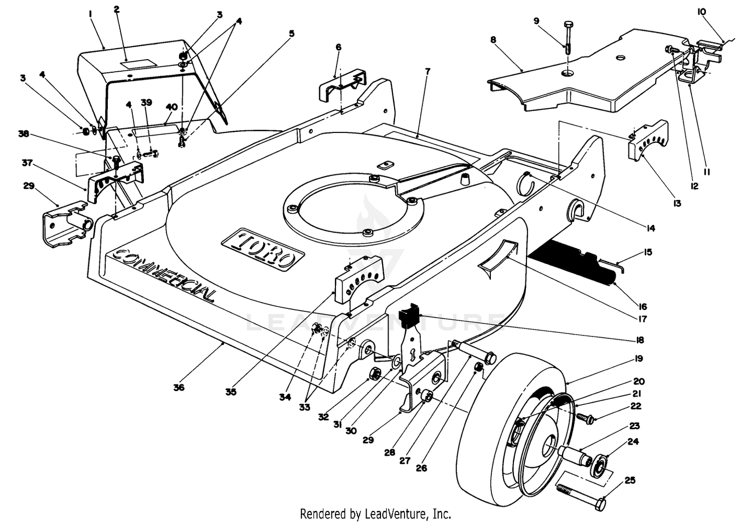 Housing Assembly (model 22700c)