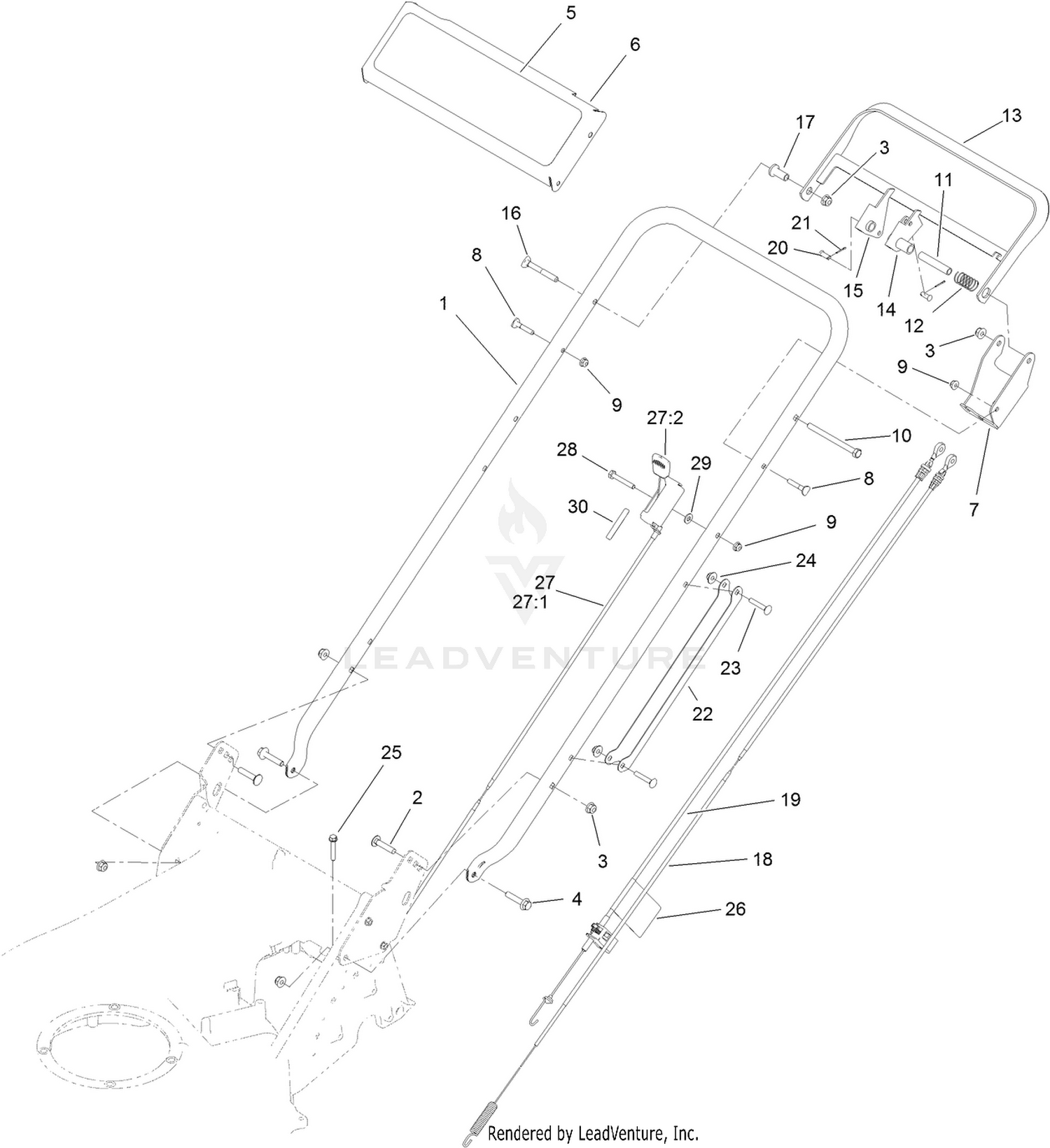 Handle and Control Assembly