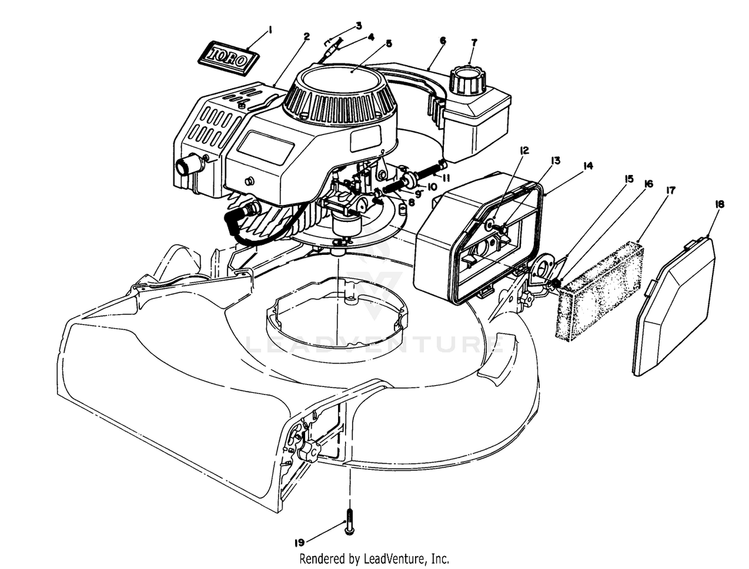 Engine Assembly (model No. 47pg6) (used On Units With Serial No. 7002105  Up)