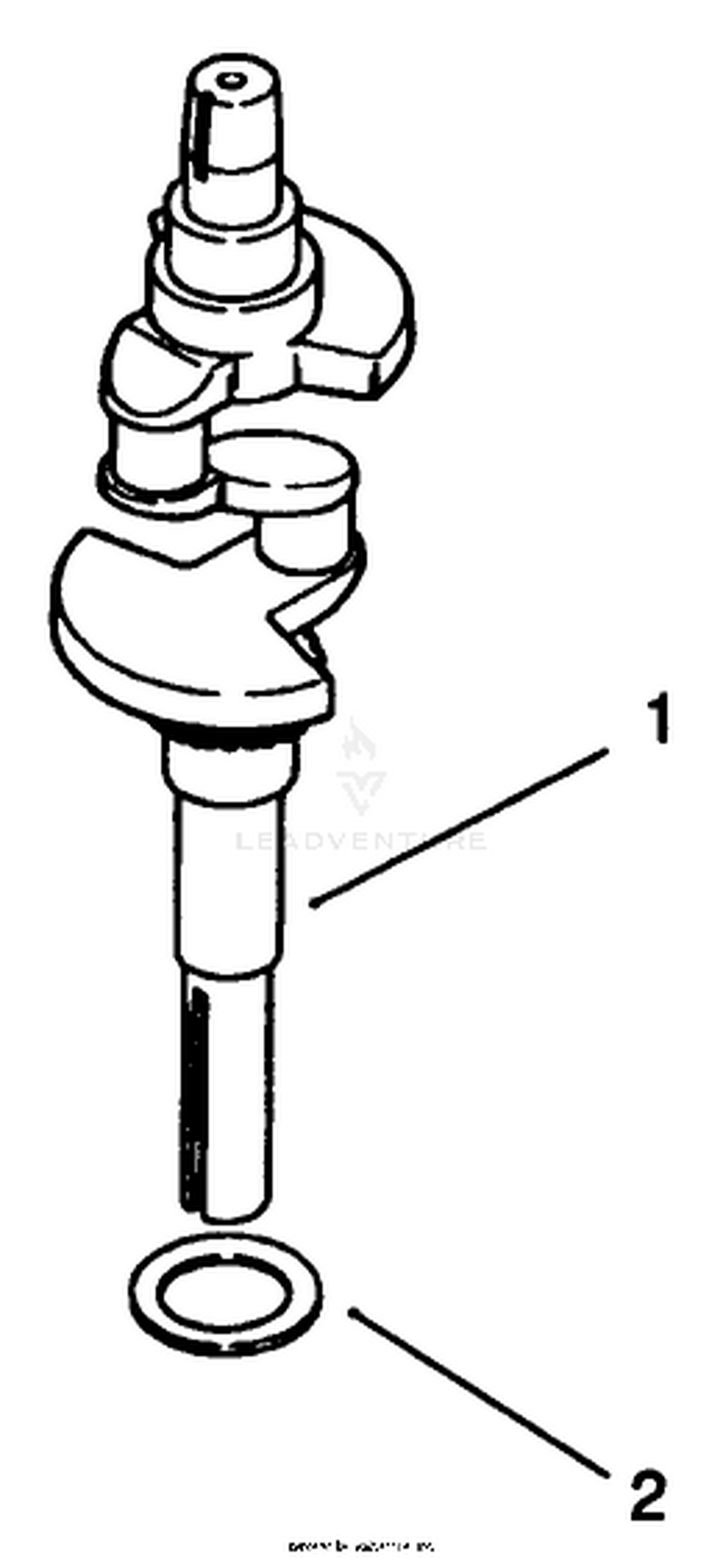 Crankcase-Kohler Engine Model No. Mv18s-Type 58543 2
