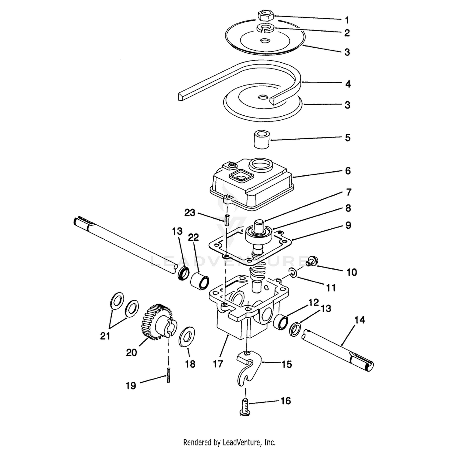 Gearbox Assembly No. 71-8250 (model No. 20906b Only)