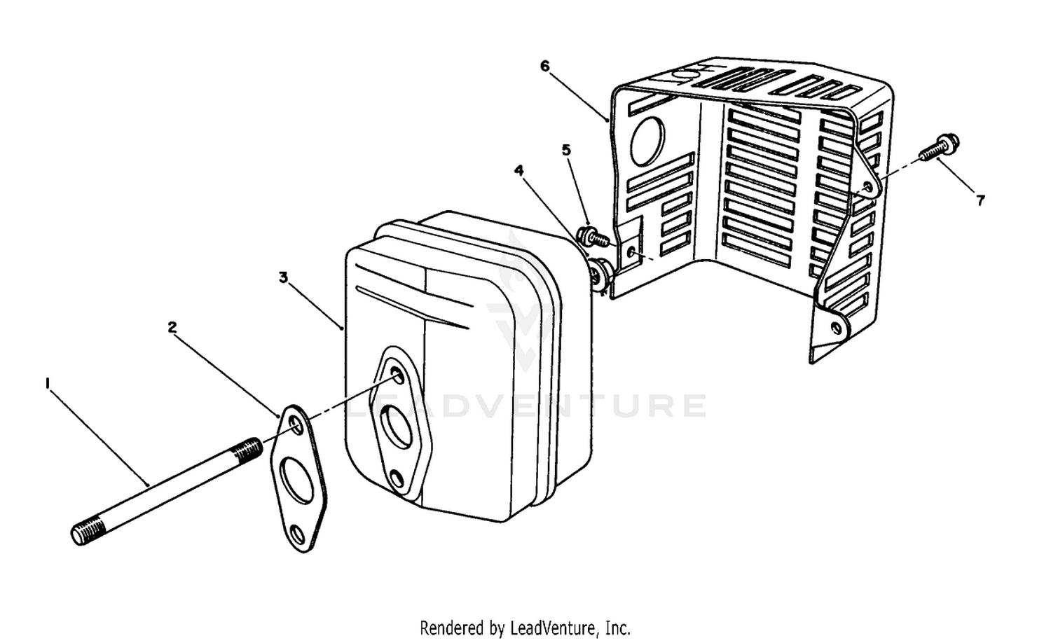 Muffler Assembly (model No. Vmk9)