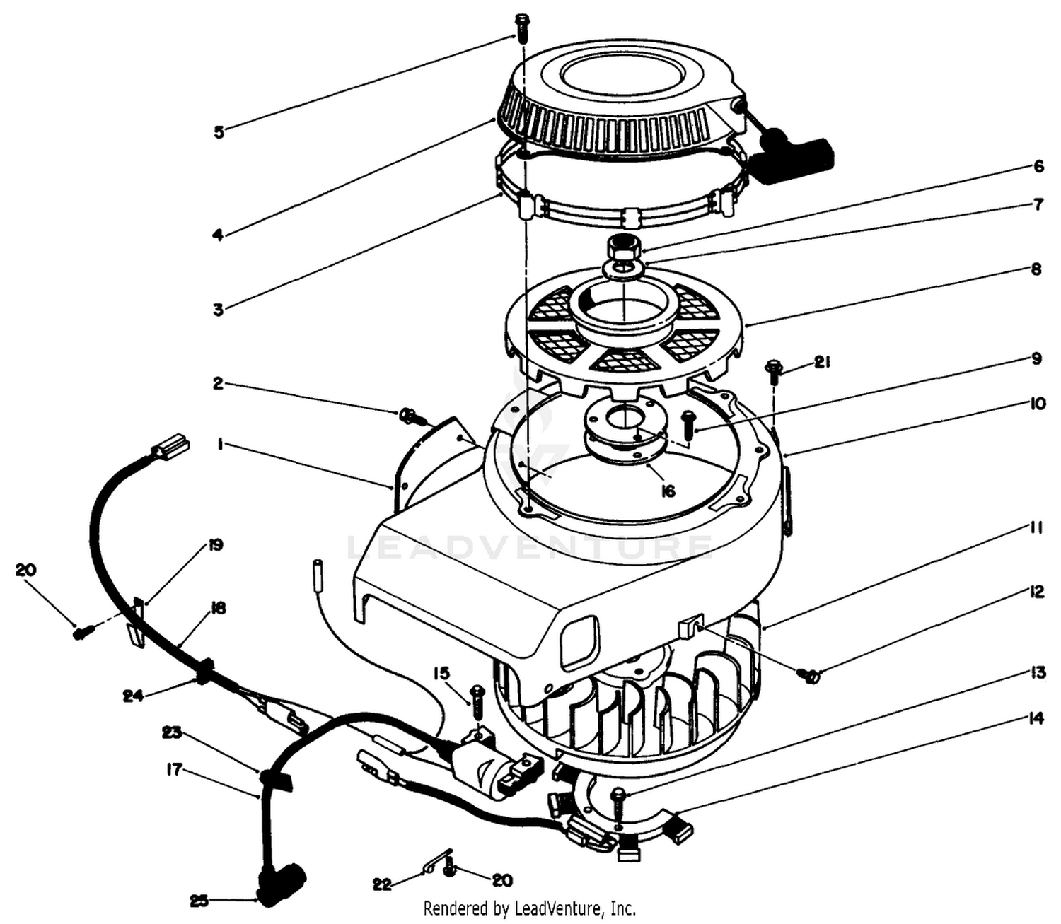 Recoil  Flywheel Assembly