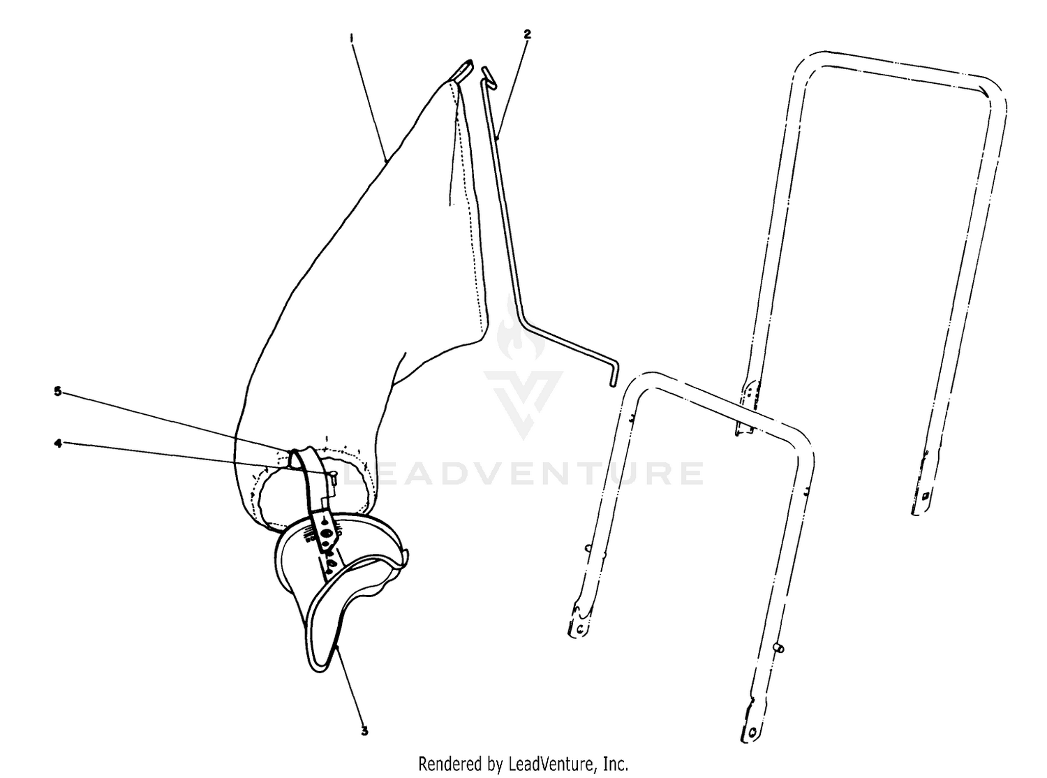 Grass Bagging Kit No. 38-0050 (optional)