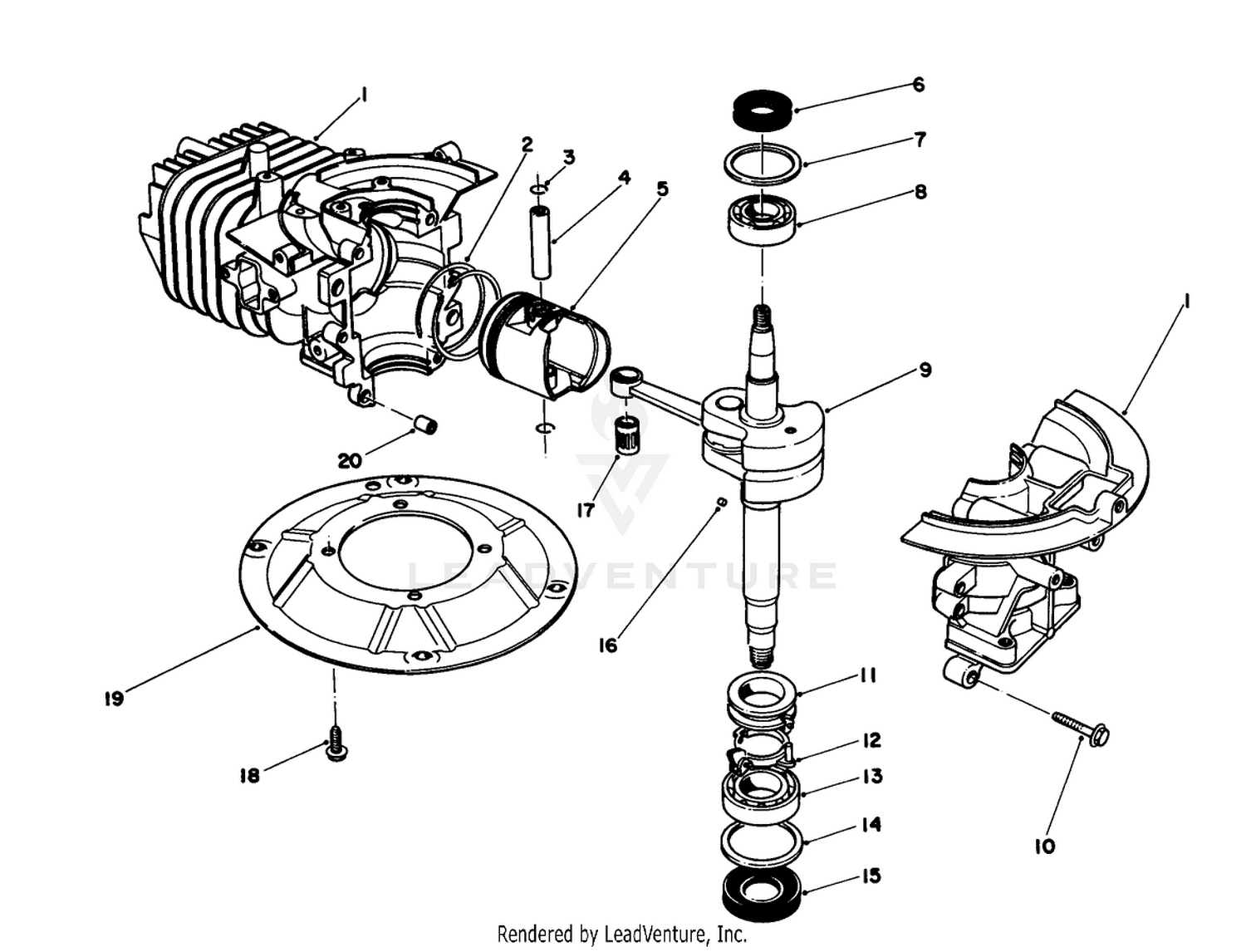 Engine Assembly (engine Model No. 47pj8) (engine Model No. 47ph7)