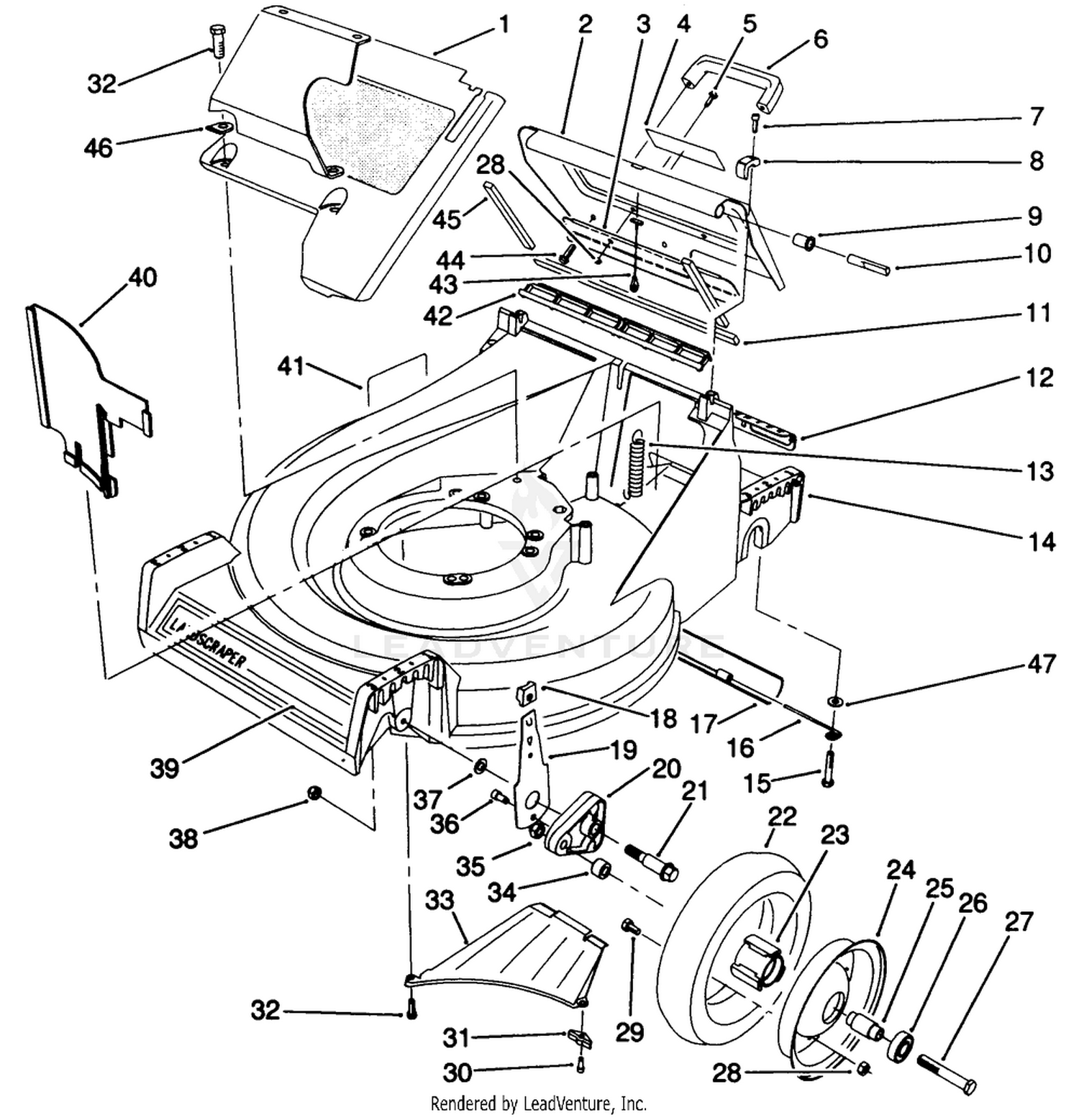 Housing  Wheel Assembly