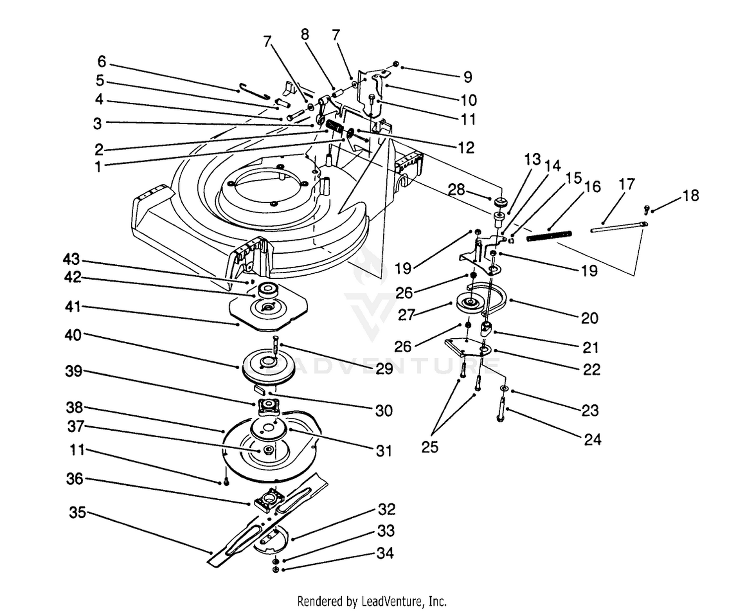 Blade Brake Clutch Assembly