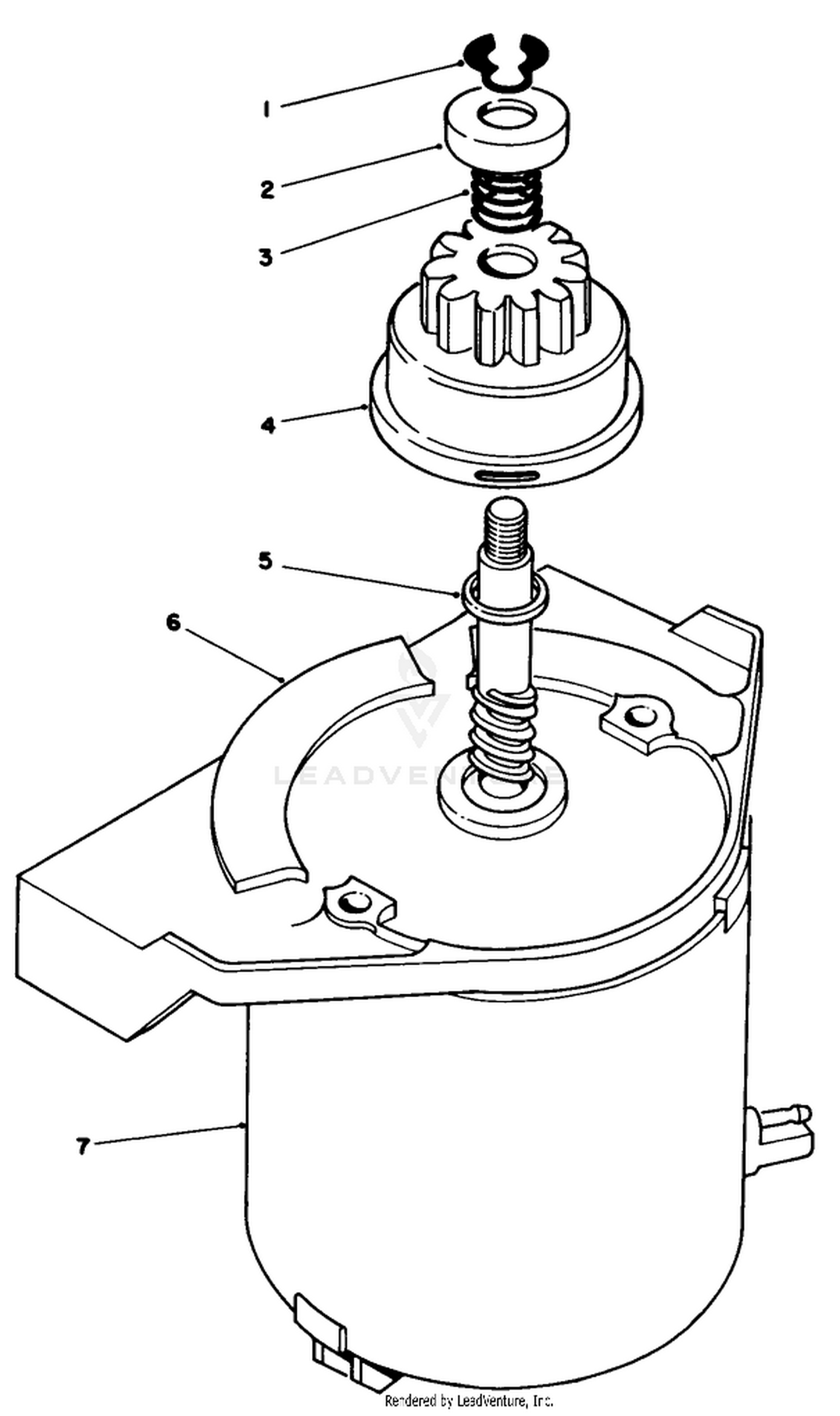 Starter Motor Assembly No. 53-4500