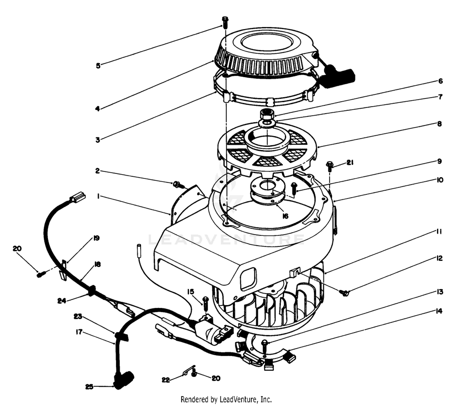 Recoil and Flywheel Assembly