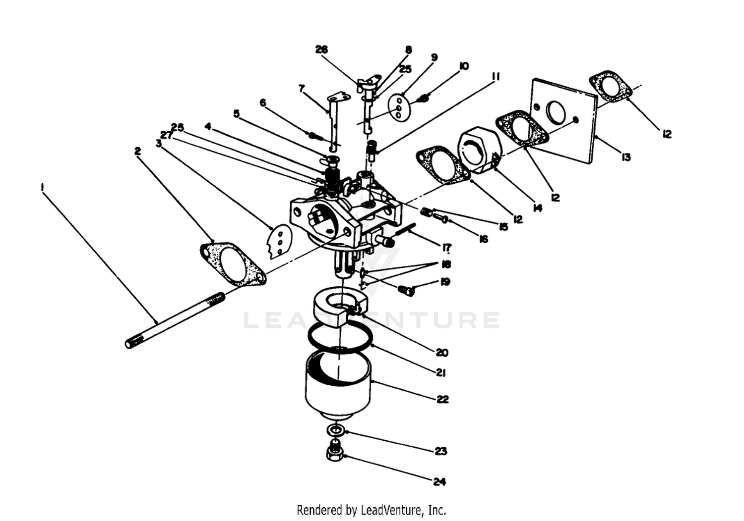 Carburetor Assembly (model No. 47pn2-7)
