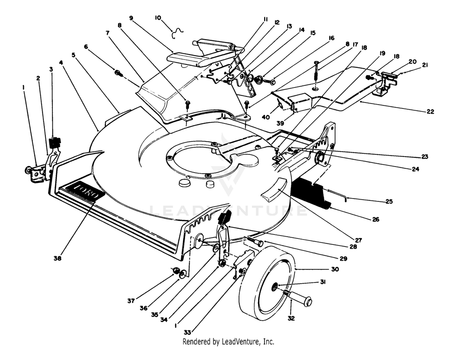 Housing Assembly (continued) (used On Serial No. 9000101 Thru 9003042)