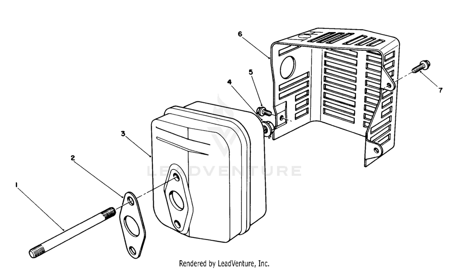 Muffler Assembly (model No. Vmg6)