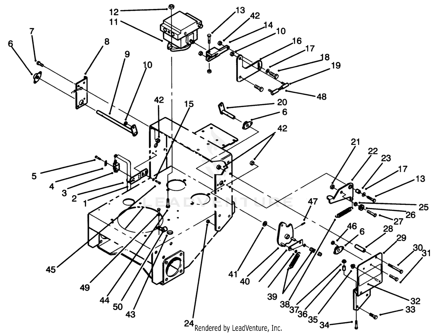 Hydraulic Pump  Linkage Assembly