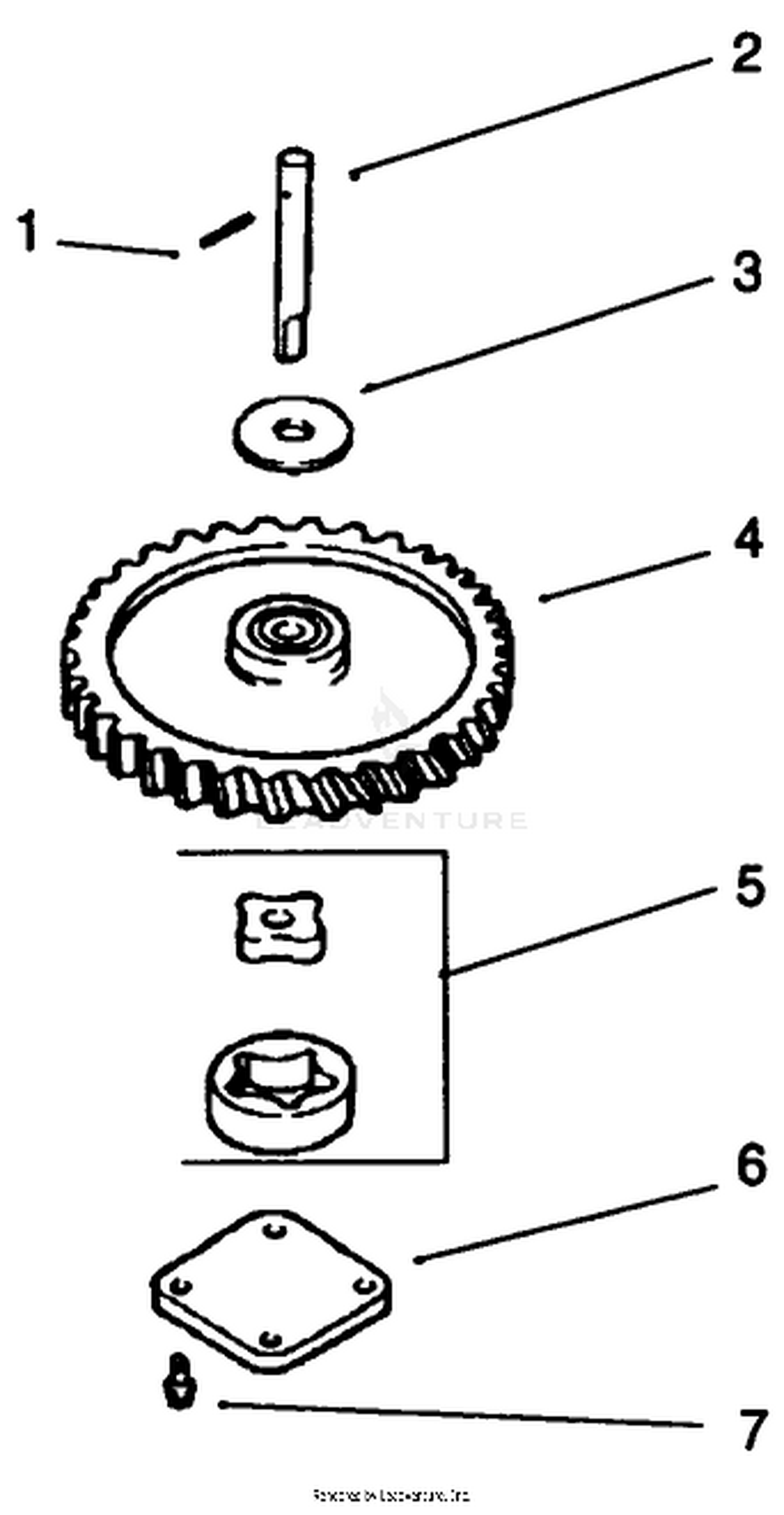 Oil Pump-Kohler Engine Model No. Mv18s-Type 58543