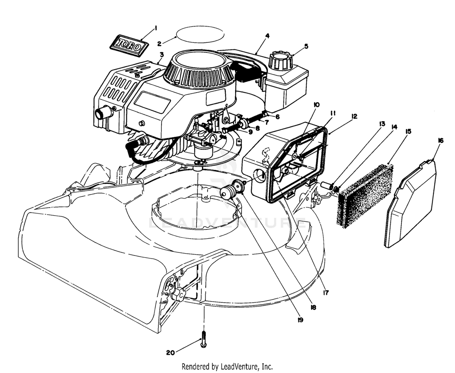 Engine Assembly (model No. 47ph7)