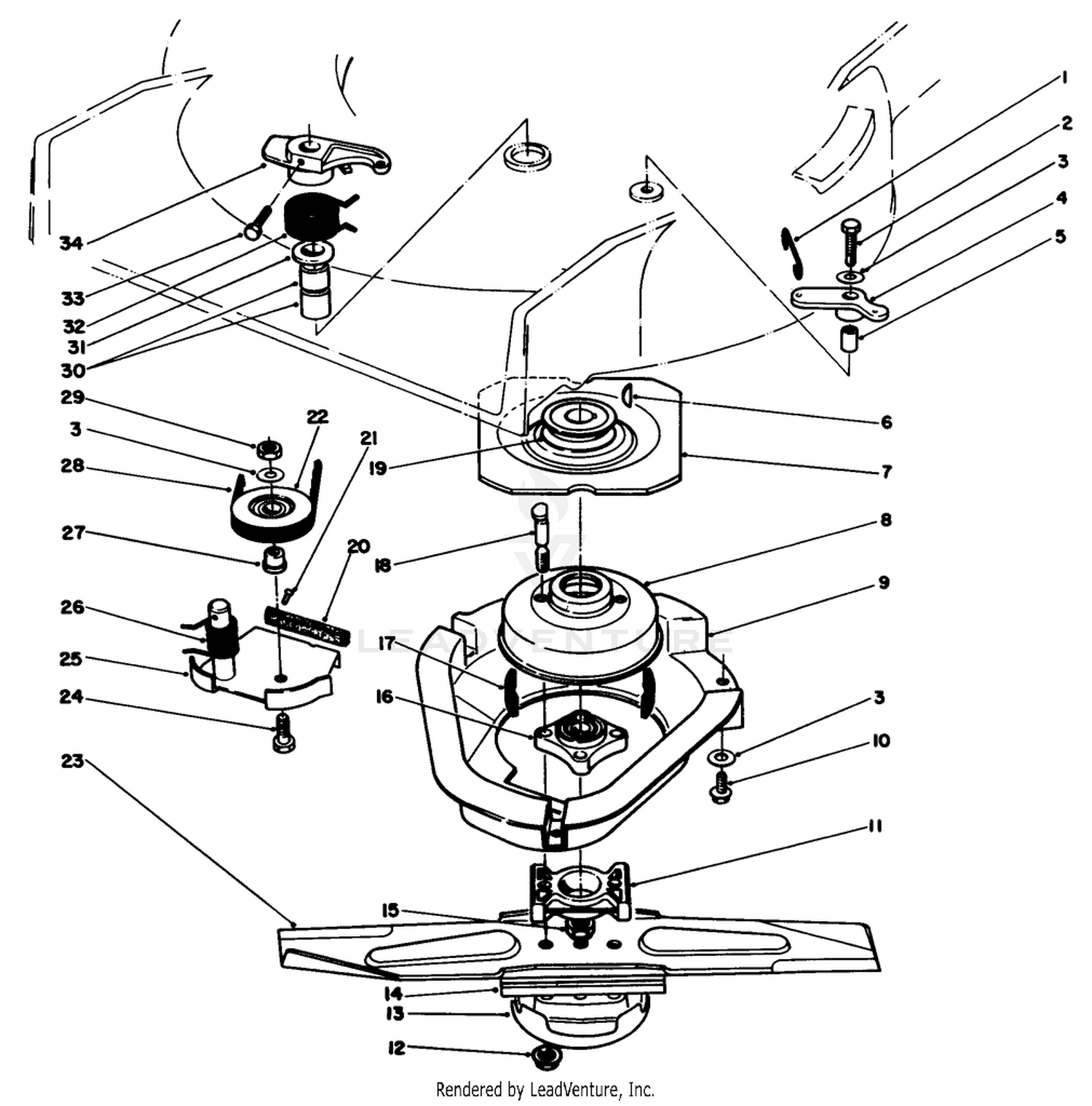 Blade Brake Clutch Assembly