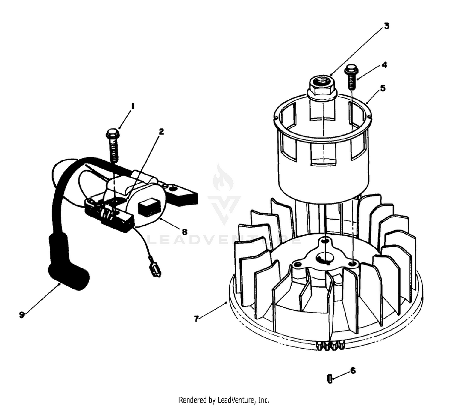 Engine Assembly Model No. Vmj-8 (continued) 3