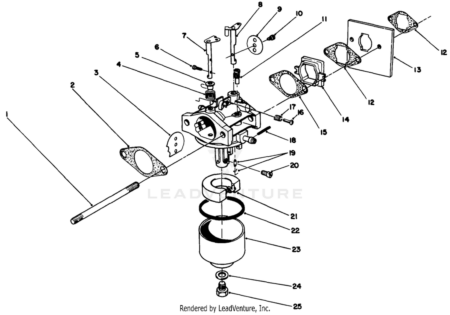 Engine Assembly Model No. 47pj8 (continued) 2