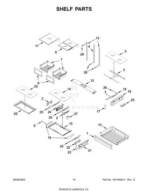 イレブン！オーダーページ KRFF577KPS02 Interactive Exploded View