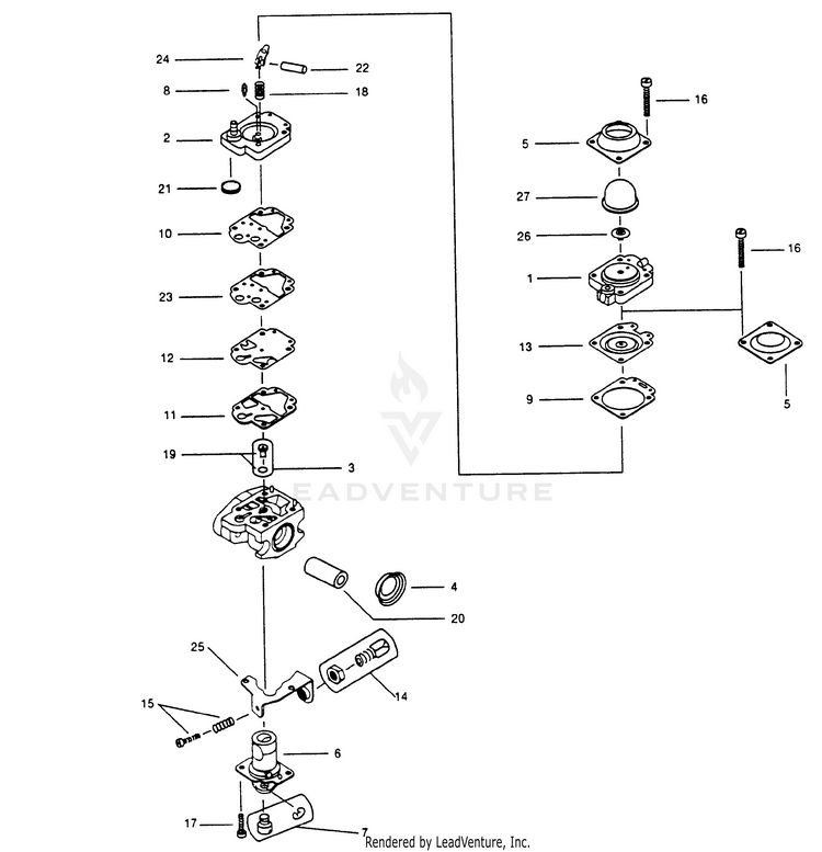 Walbro Carburetor WY481 Partswarehouse