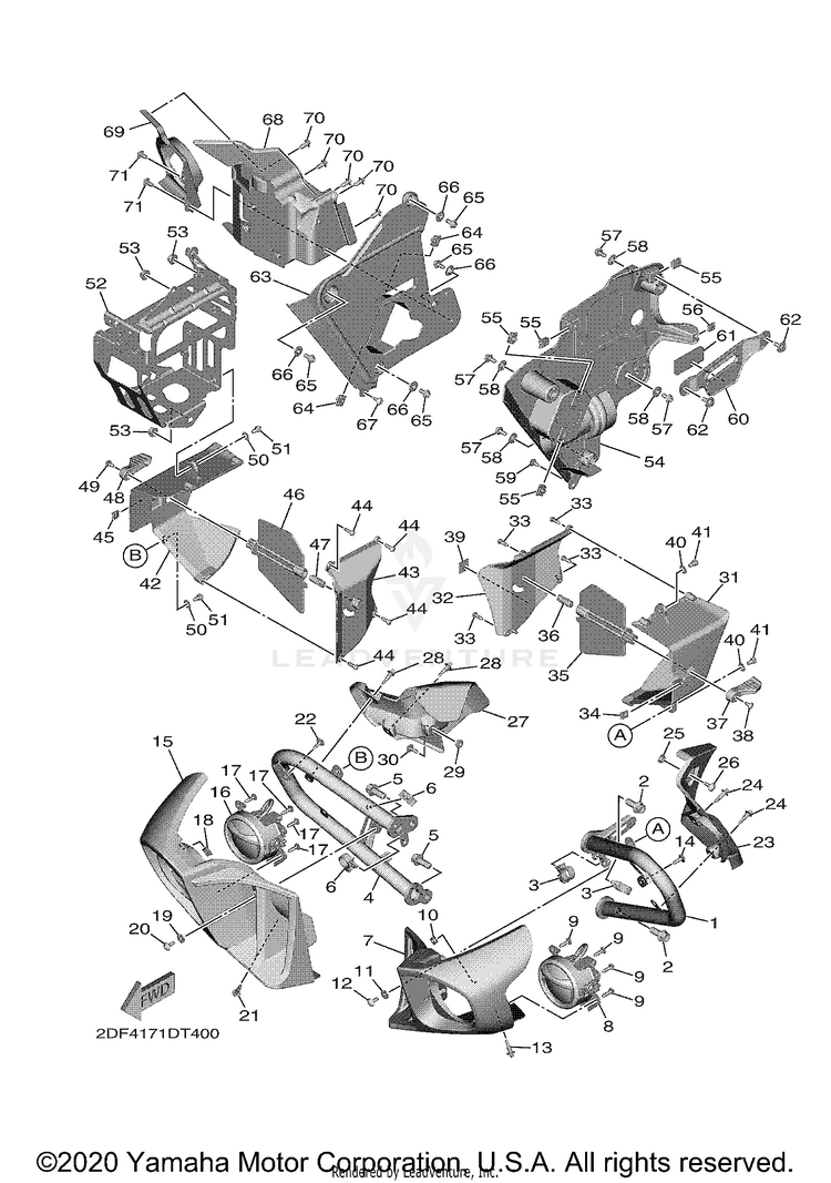 Cowling 4 STAR VENTURE - XV19FML - 2021 Schematic