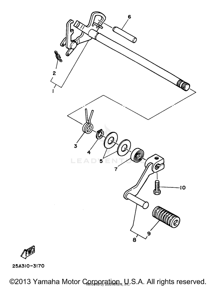 Shift Shaft Schematic