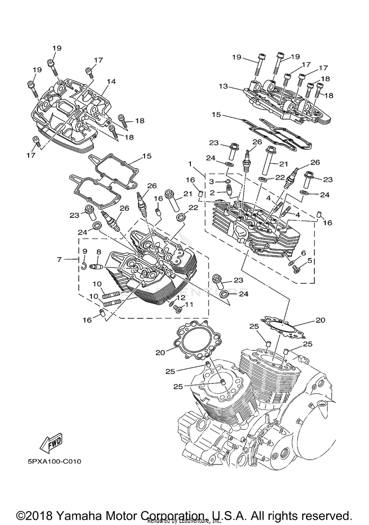 Cylinder Head Schematic