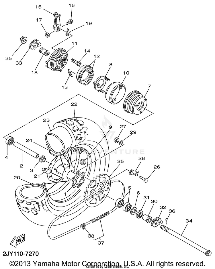 Rear Wheel Schematic