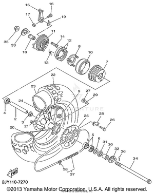 Rear Wheel Schematic
