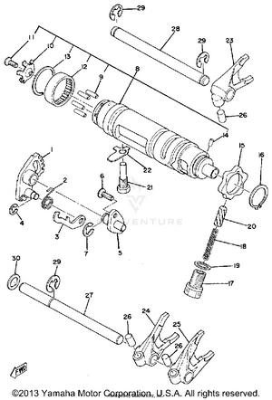 Shift Shaft Pedal Schematic