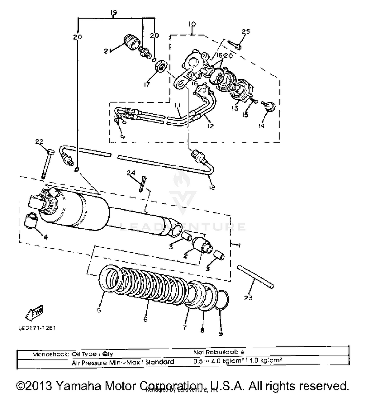 Rear Shocks Schematic
