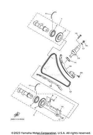 Camshaft Chain Schematic